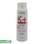 ویژگی های شامپو موهای کراتینه پریم مدل +K حجم 250 میل