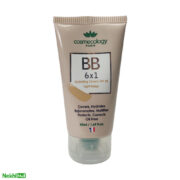 بی بی کرم کاسمکولوژی 6*1 رطوبت رسان SPF20 بژ روشن حجم 50میل