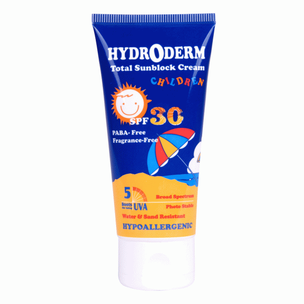 کرم ضدآفتاب کودکان SPF30 هیدرودرم 50 میلی لیتر