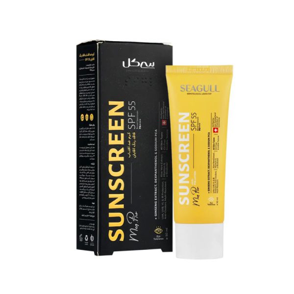 کرم ضدآفتاب آقایان سی گل SPF 55 حجم 50 میلی لیتر