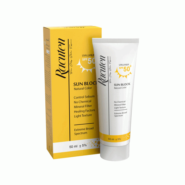 کرم ضد آفتاب پوست چرب راکوتن SPF 50 حجم 50 میلی لیتر
